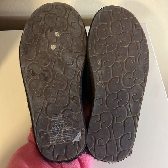 UGG Pearle Black Shearling Slip On Mule Slipper size 5 - Picture 9 of 9